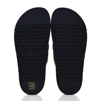 Hermes Nappa Extra Sandals 39 Black 5 of 8
