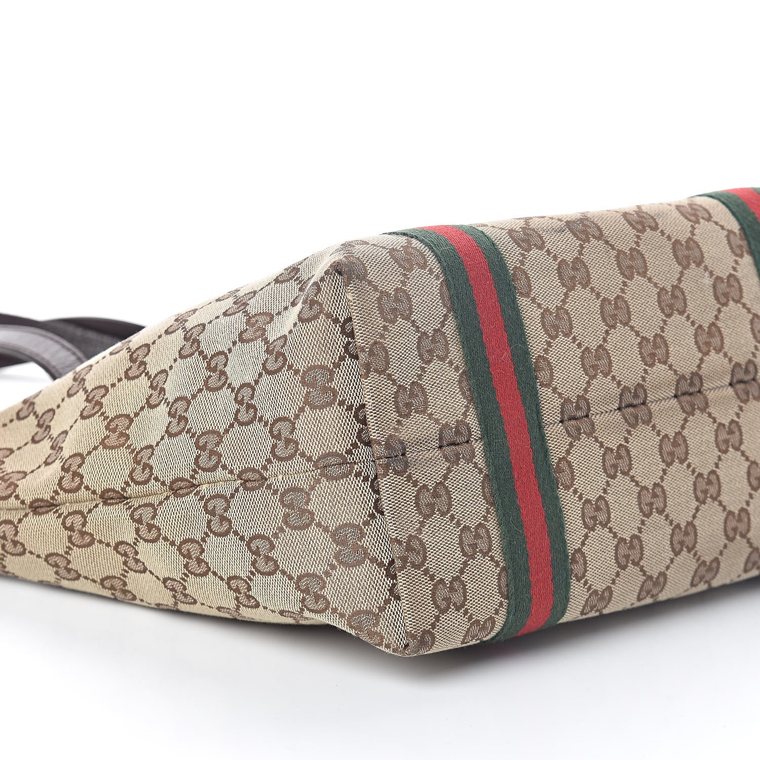 Gucci Monogram Medium Jolicoeur Tote Dark Brown 8 of 9