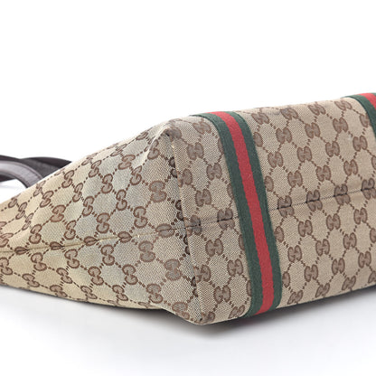 Gucci Monogram Medium Jolicoeur Tote Dark Brown 8 of 9