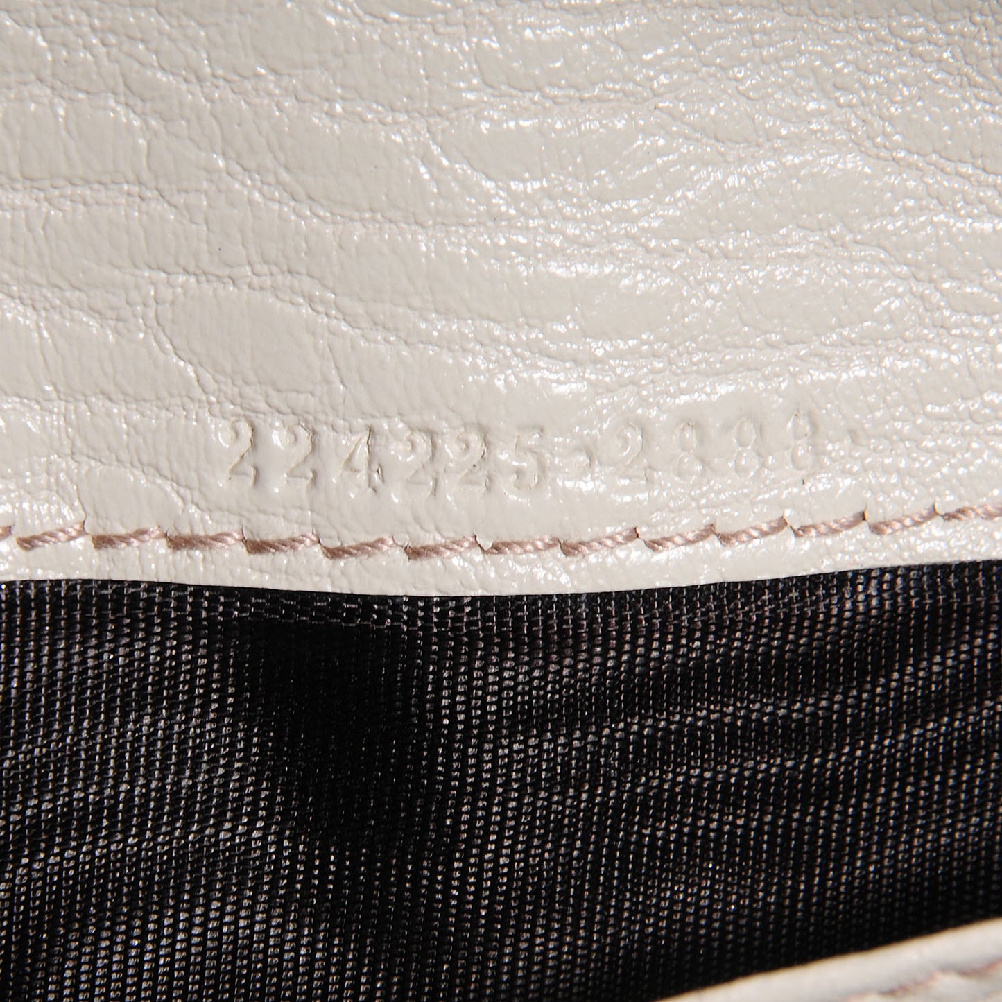 Monogram Interlocking GG Continental Wallet Off White