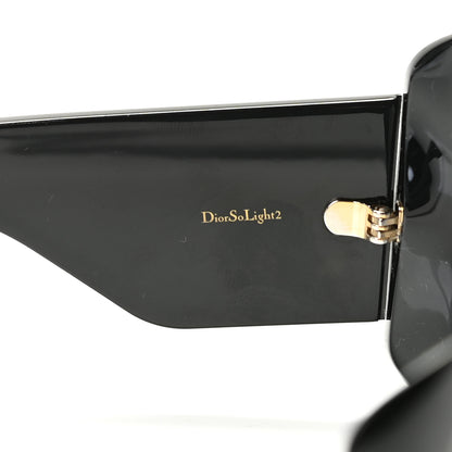 Christian Dior Acetate DiorSo Light 2 Shield Sunglasses Black 7 of 8