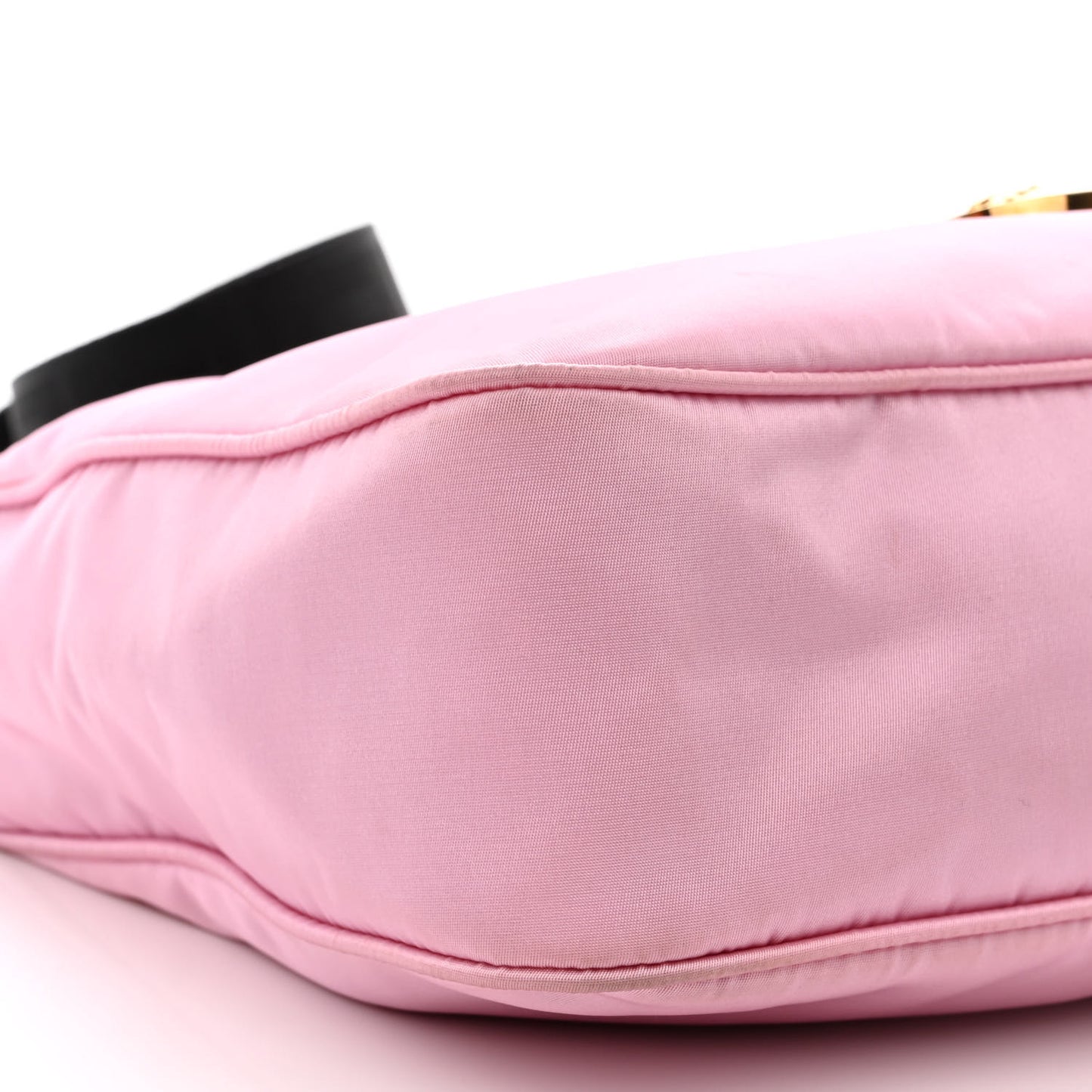 Nylon Tribute Chain Crossbody Shoulder Bag Light Pink