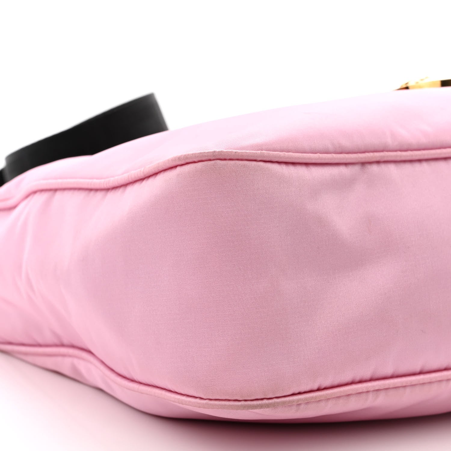 Versace Nylon Tribute Chain Crossbody Shoulder Bag Light Pink 9 of 10