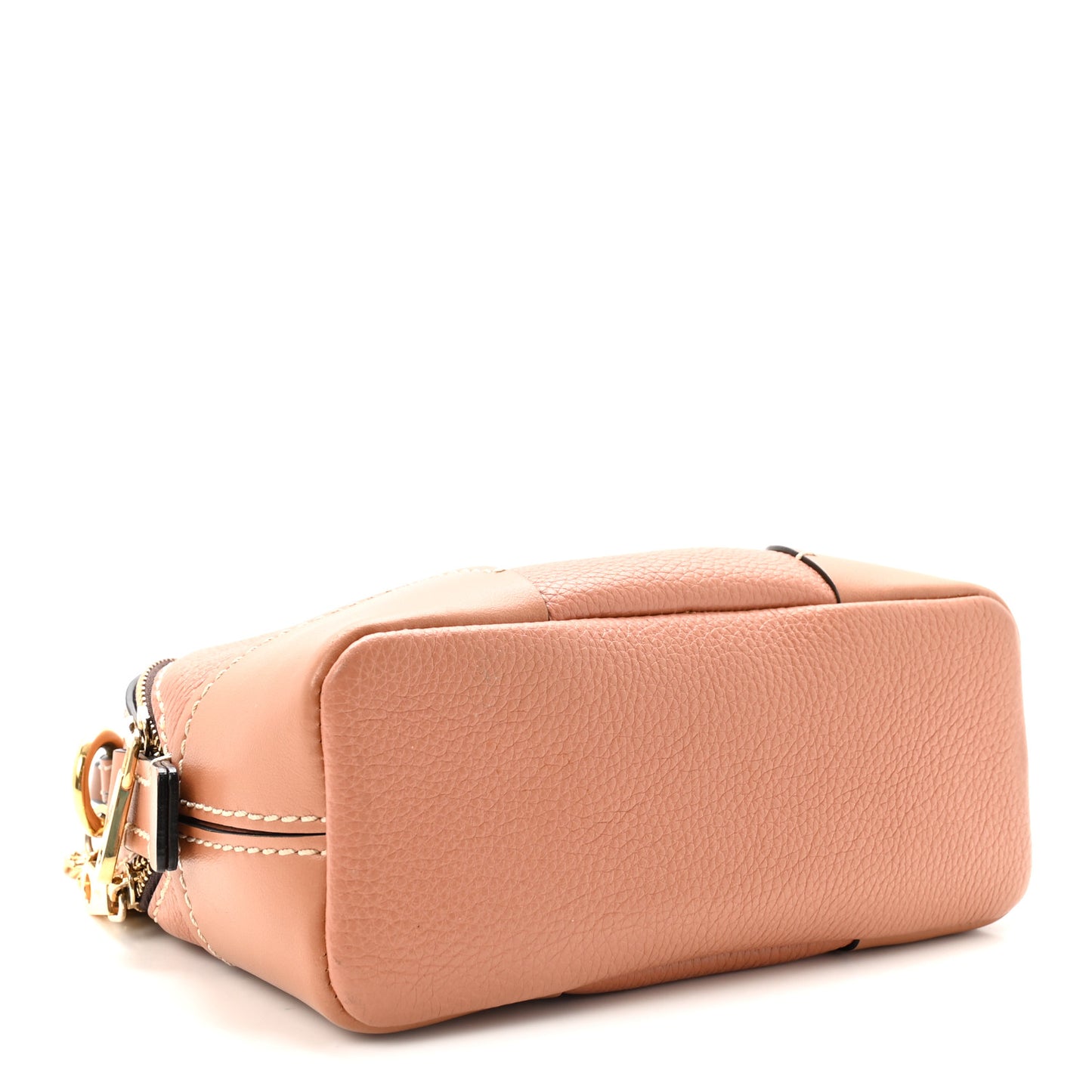Calfskin Mini Daria Chain Bag Peach Bloom