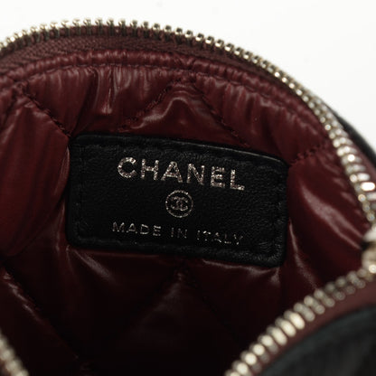 Chanel Lambskin Quilted Coin Purse Case Black 7 of 8