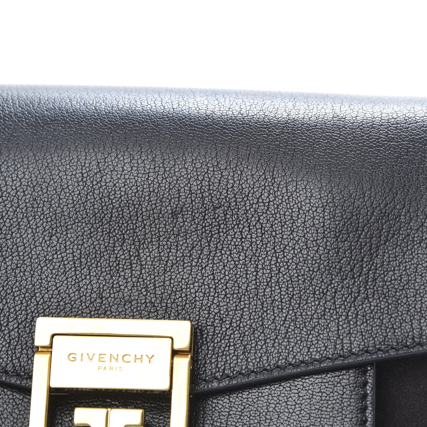 Goatskin Suede Small GV3 Shoulder Bag Black