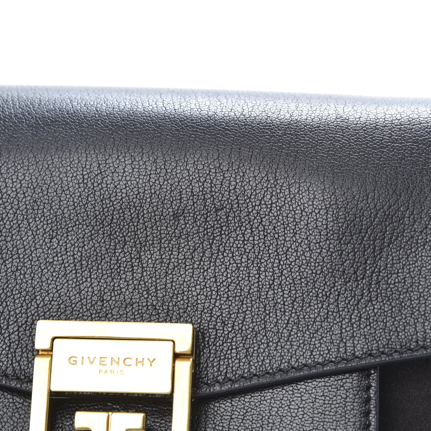 Givenchy Goatskin Suede Small GV3 Shoulder Bag Black 11 of 11