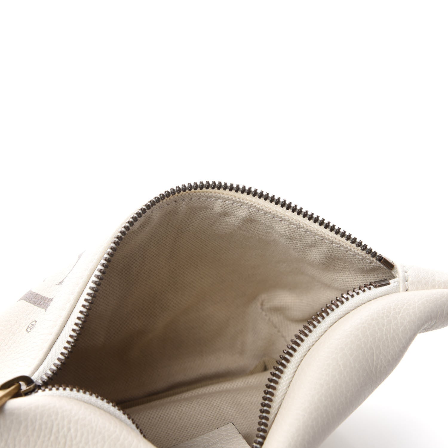 Gucci Grained Calfskin Small Logo Belt Bag White 5 of 10