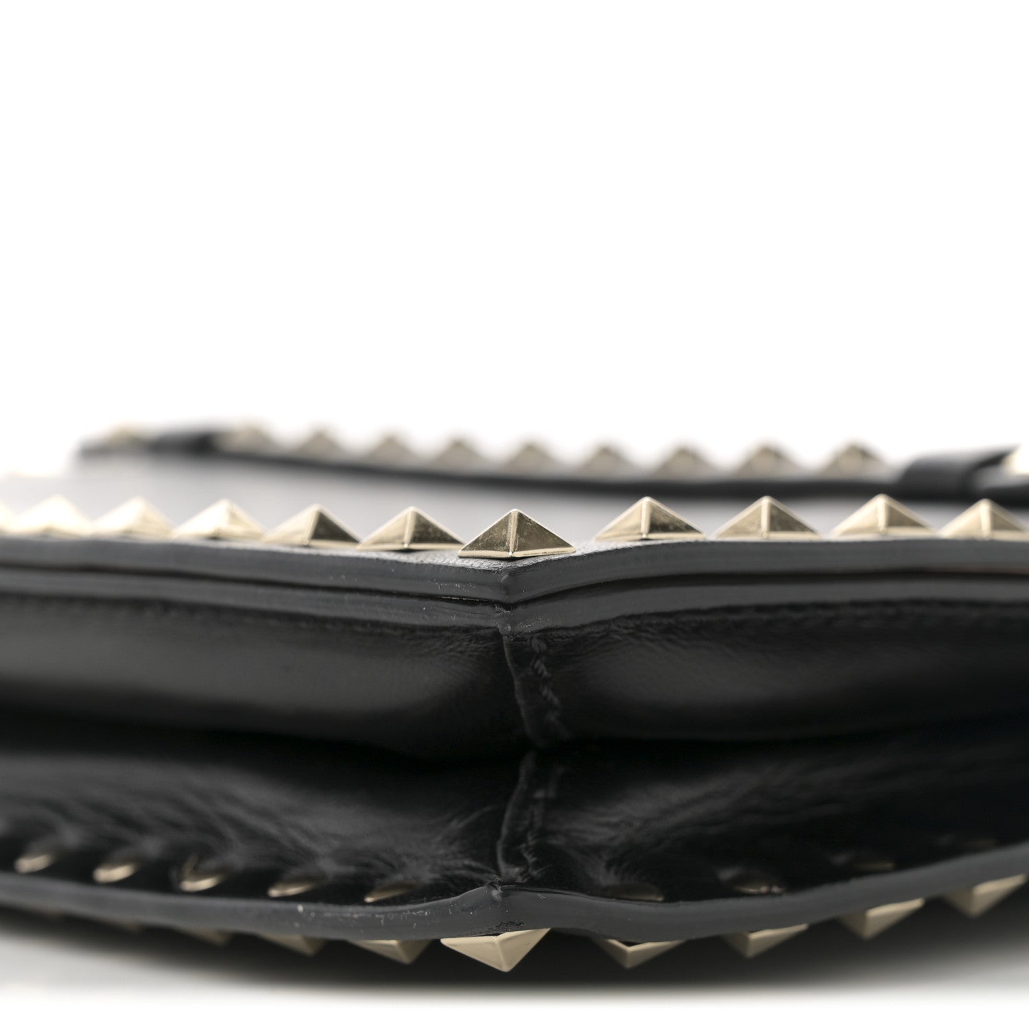 Valentino Garavani Nappa Small Rockstud Wristlet Clutch Black 9 of 11