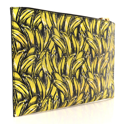 Prada Saffiano Banane Clutch Giallo 3 of 8