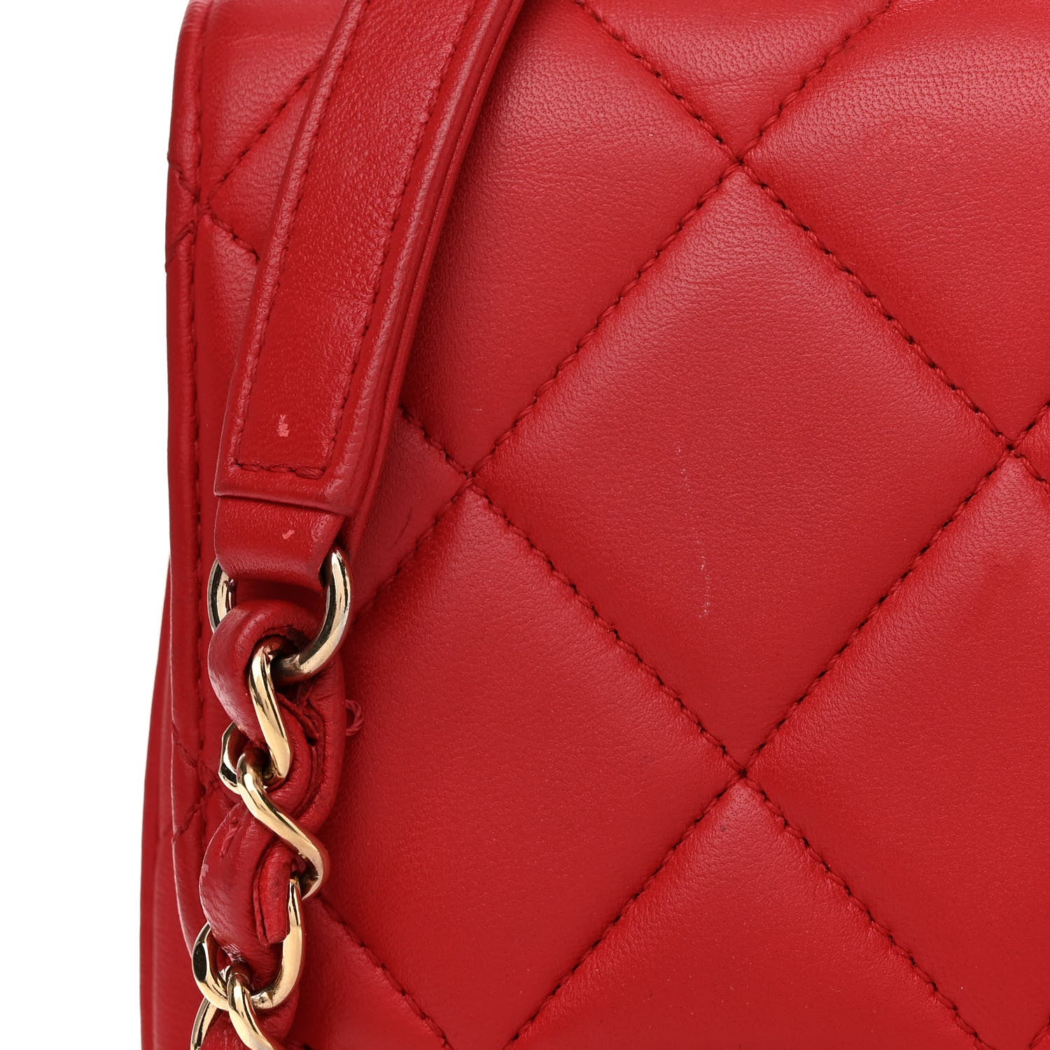 Chanel Lambskin Quilted Small Trendy CC Flap Dual Handle Bag Red 11 of 16