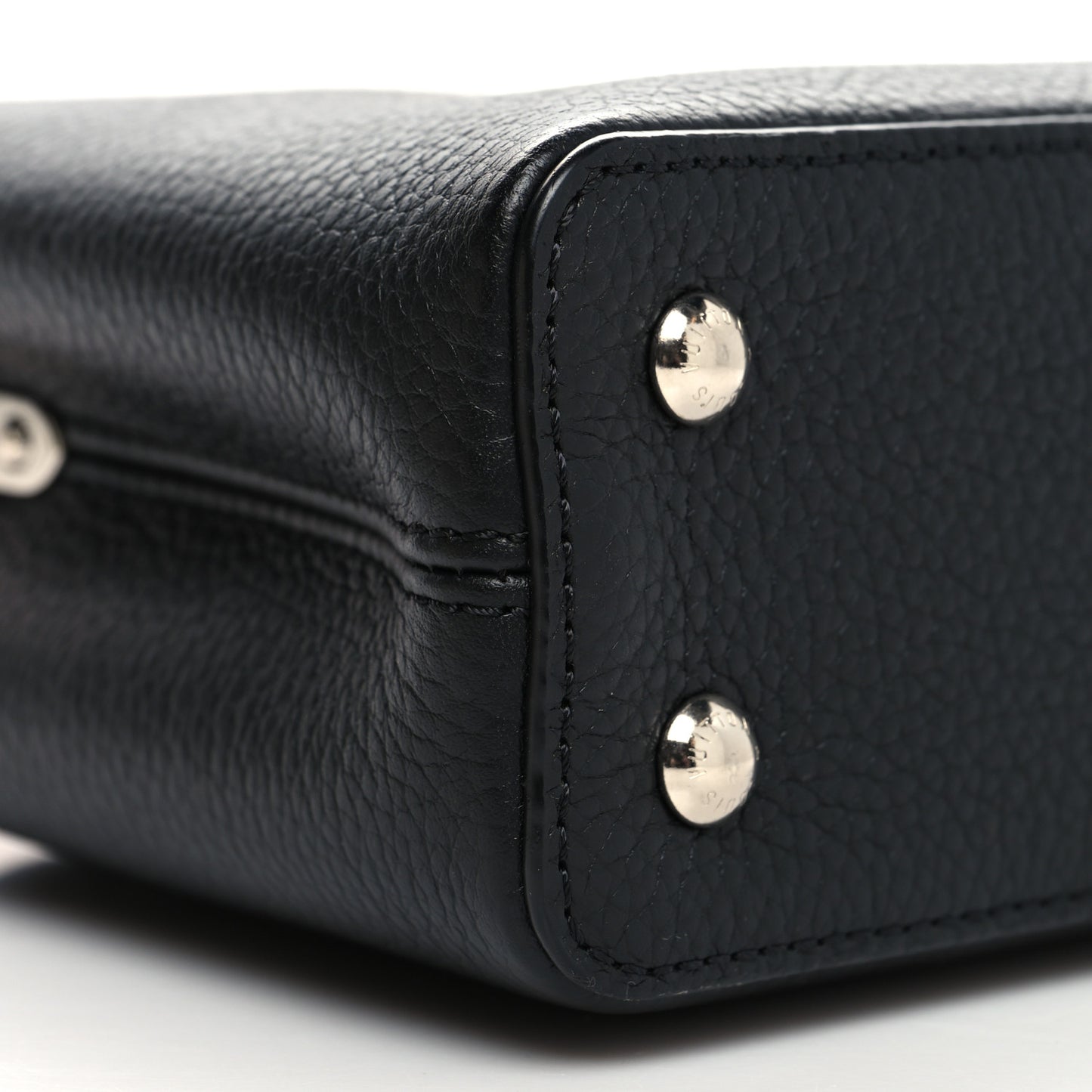 Taurillon Plexiglass Mini Capucines Black Pink Blue