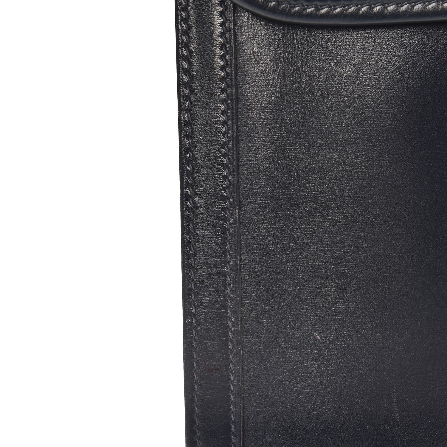 Hermes Box Calf Jige PM Clutch Bleu Marine 9 of 25