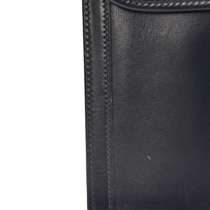 Hermes Box Calf Jige PM Clutch Bleu Marine 9 of 25