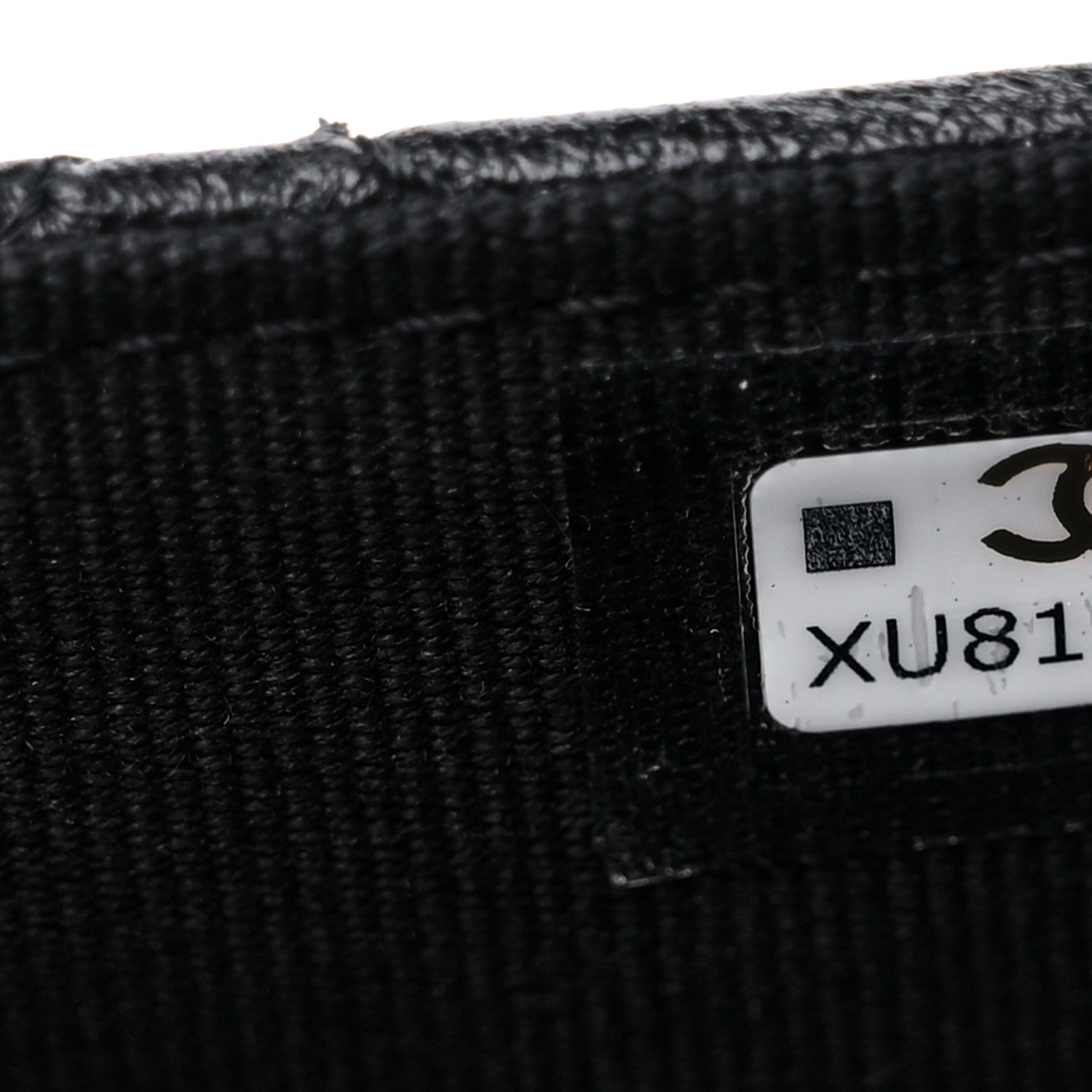 Chanel Lambskin Quilted Flap Card Holder Wallet Black 8 of 8