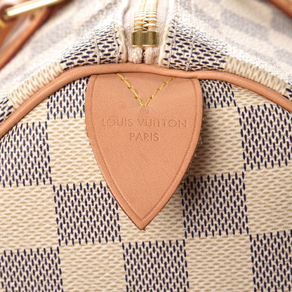 Louis Vuitton Damier Azur Speedy 30 8 of 10