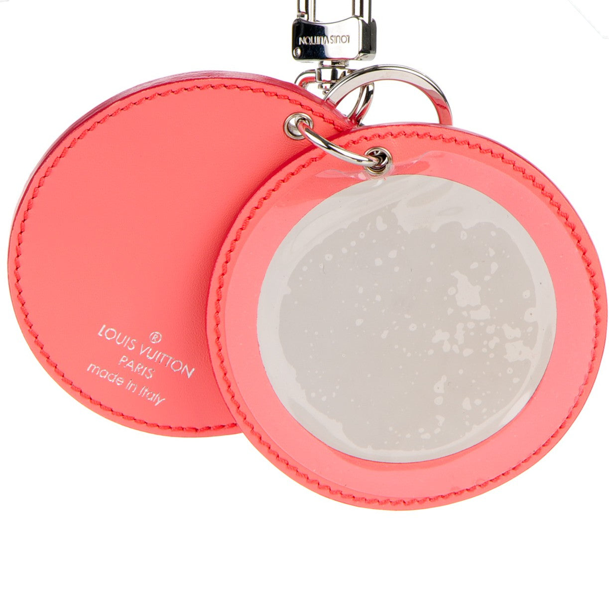 Vernis Rayures Mirror Bag Charm Poppy