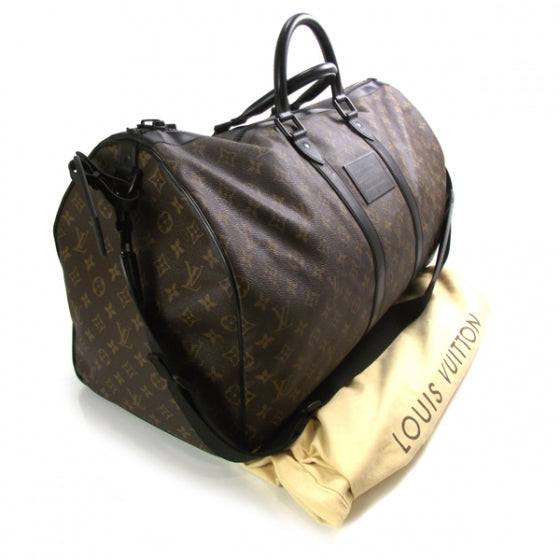 Louis Vuitton Monogram Waterproof Keepall 55 4 of 18