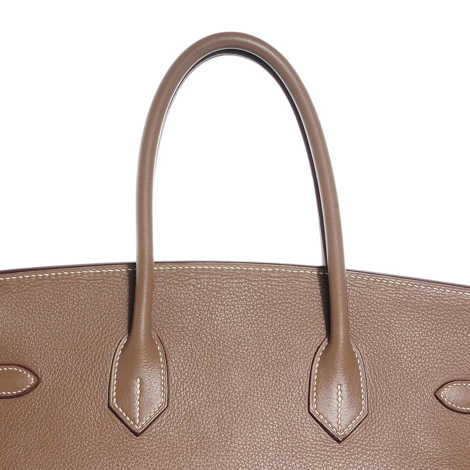 Hermes Taurillon Clemence Birkin 35 Etoupe 6 of 25