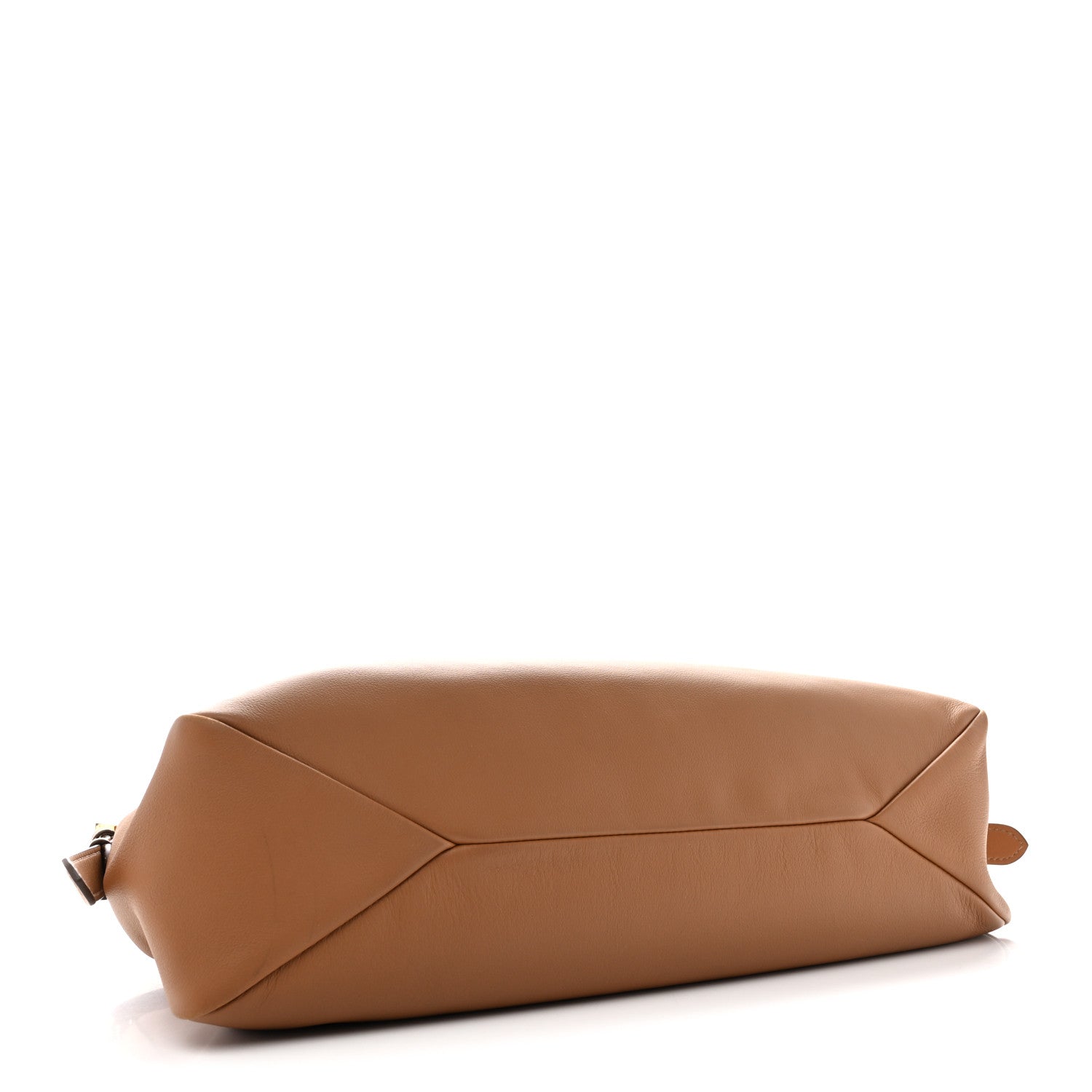 Prada Soft Calfskin Large Aimee Shoulder Bag Caramel 4 of 12