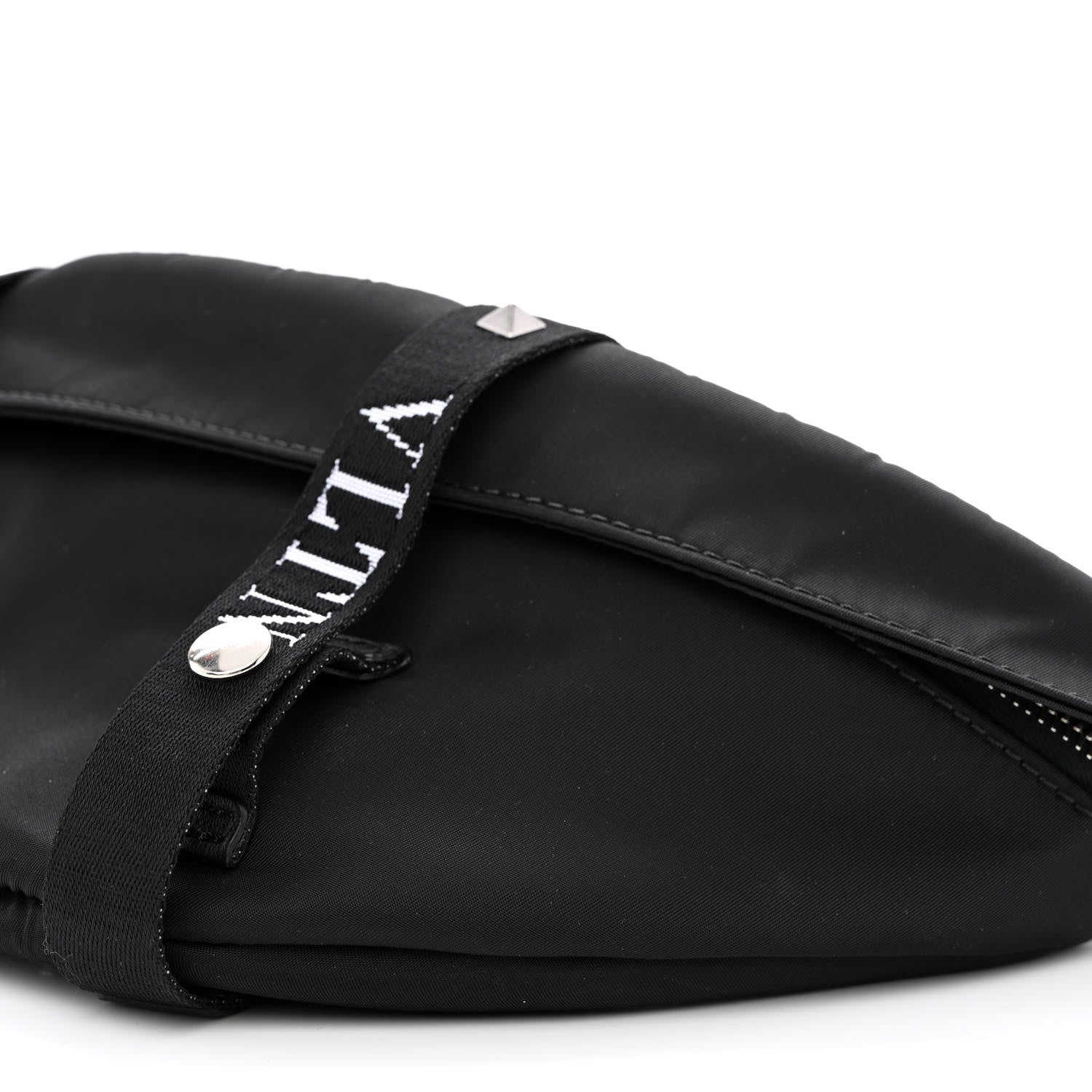 Valentino Garavani Nylon Ribbon VLTN Belt Bag Black 9 of 9