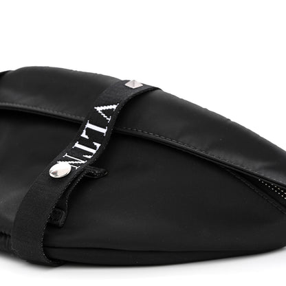 Valentino Garavani Nylon Ribbon VLTN Belt Bag Black 9 of 9