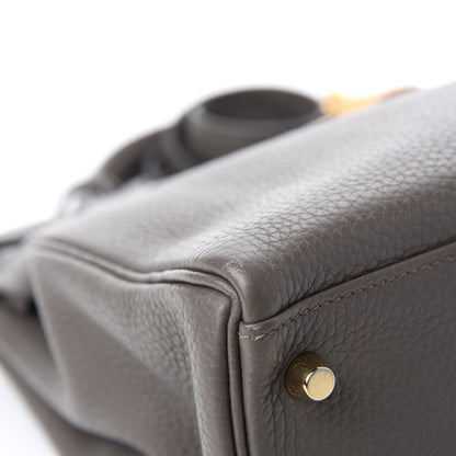 Hermes Togo Kelly Retourne 32 Etain 8 of 14