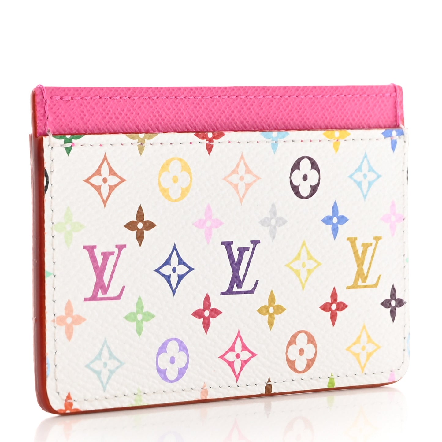 LV X TM Monogram Multicolor Card Holder Kawaii Pink