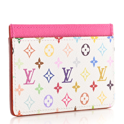 Louis Vuitton LV X TM Monogram Multicolor Card Holder Kawaii Pink 3 of 7