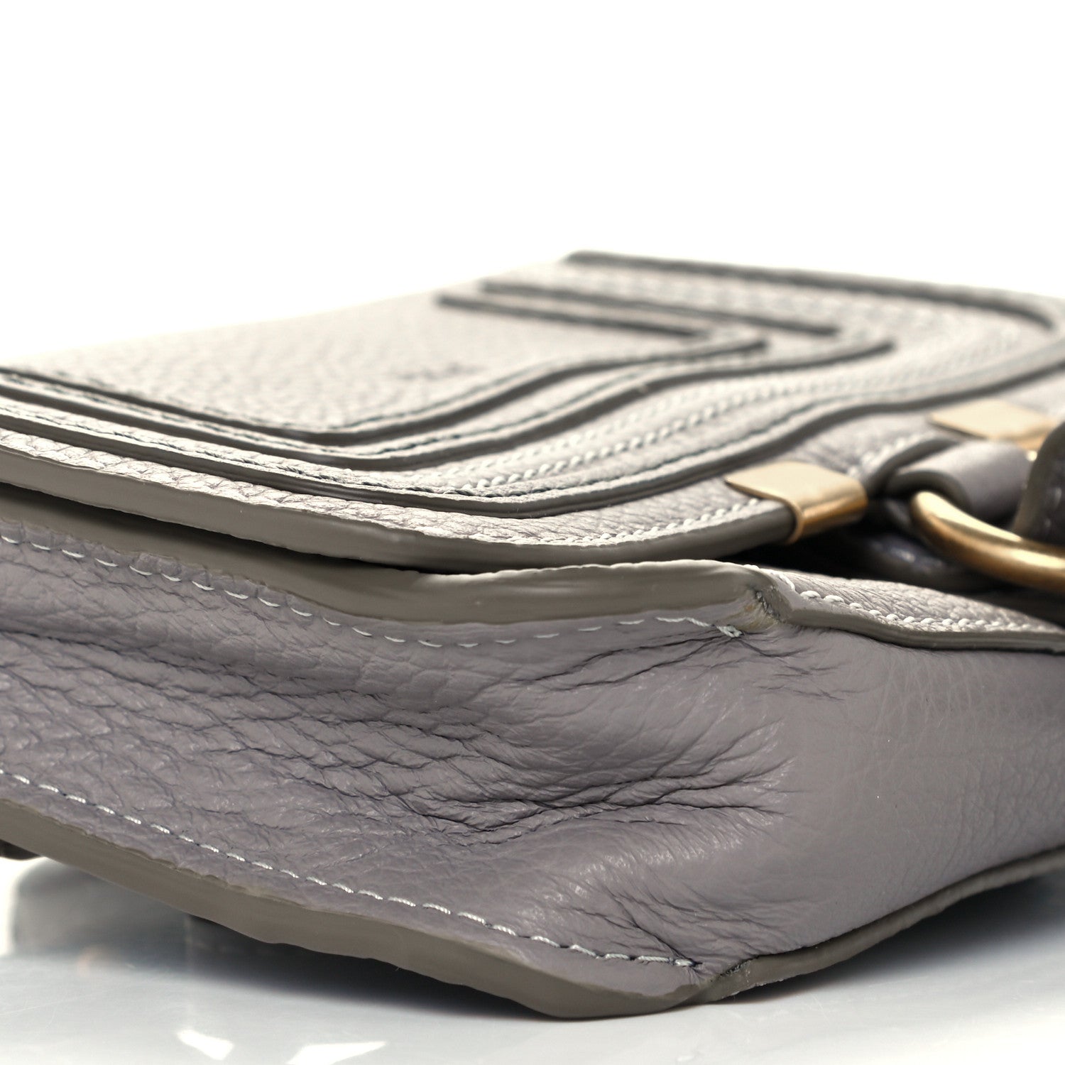 Chloe Calfskin Marcie Convertible Belt Bag Cashmere Grey 8 of 9