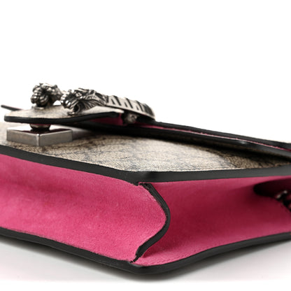 Gucci GG Supreme Monogram Mini Dionysus Shoulder Bag Pink 10 of 11