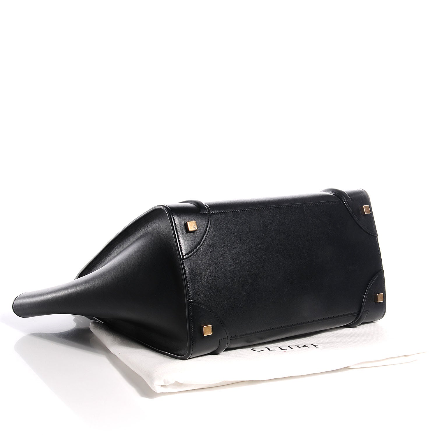 Celine Smooth Calfskin Mini Luggage Black 4 of 8