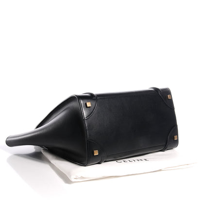 Celine Smooth Calfskin Mini Luggage Black 4 of 8