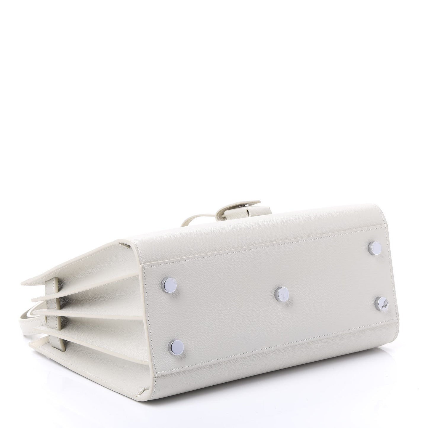 Grained Calfskin Baby Sac De Jour Crema Soft