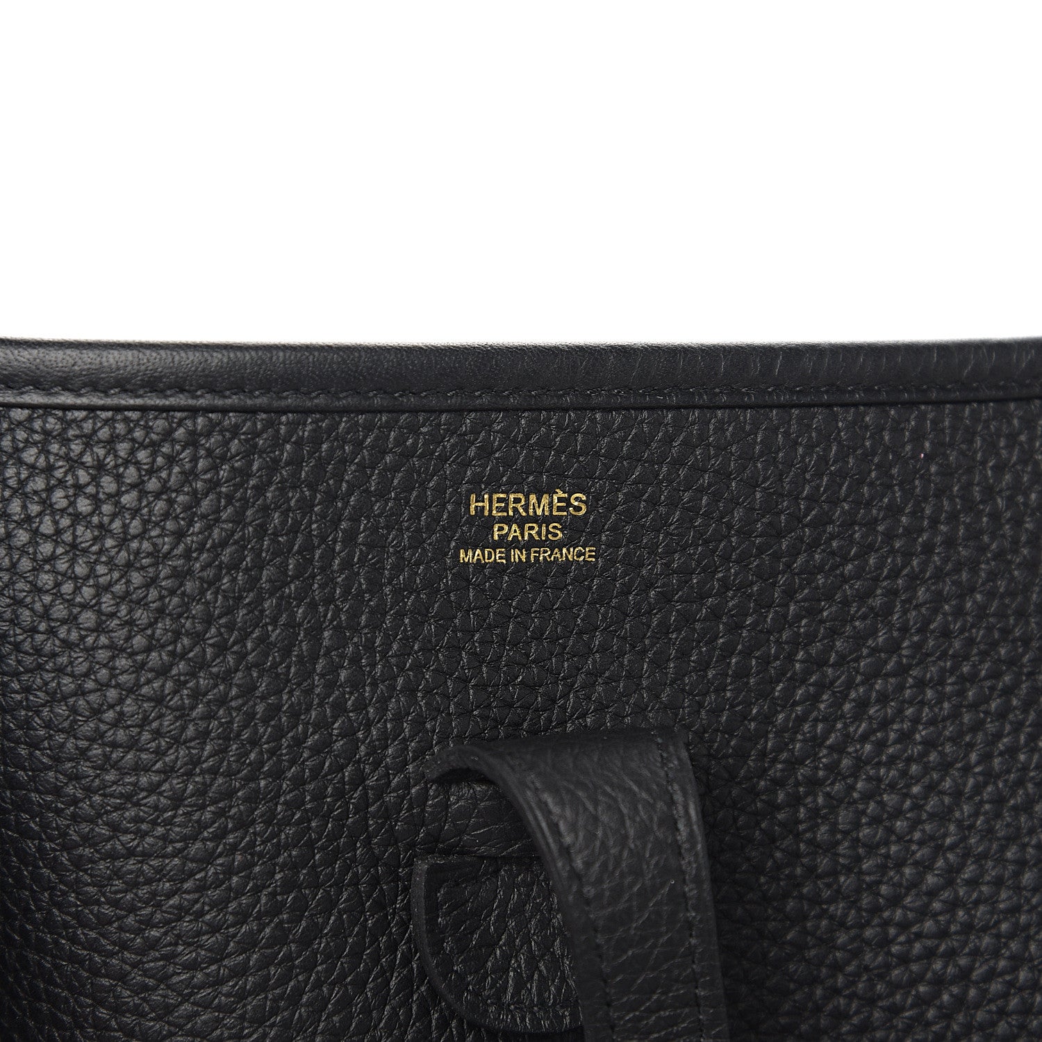 Hermes Taurillon Clemence Evelyne III PM Black 5 of 9