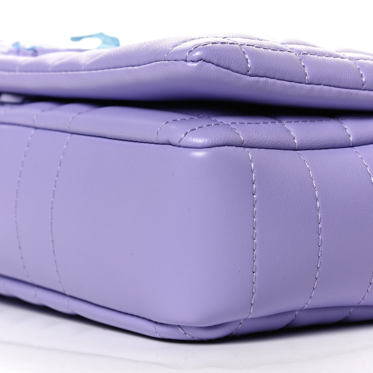 Lambskin Quilted Small Lola Bag Soft Violet