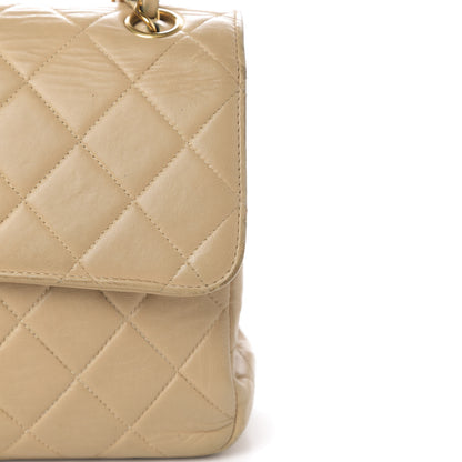 Chanel Lambskin Quilted Medium Double Sided Flap Beige 19 of 26