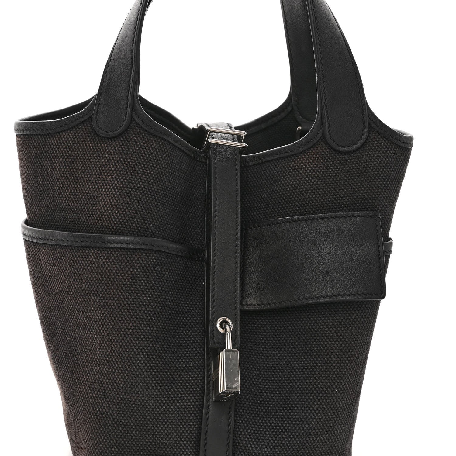 Hermes Toile Goeland Swift Cargo Picotin Lock 18 Black 8 of 10