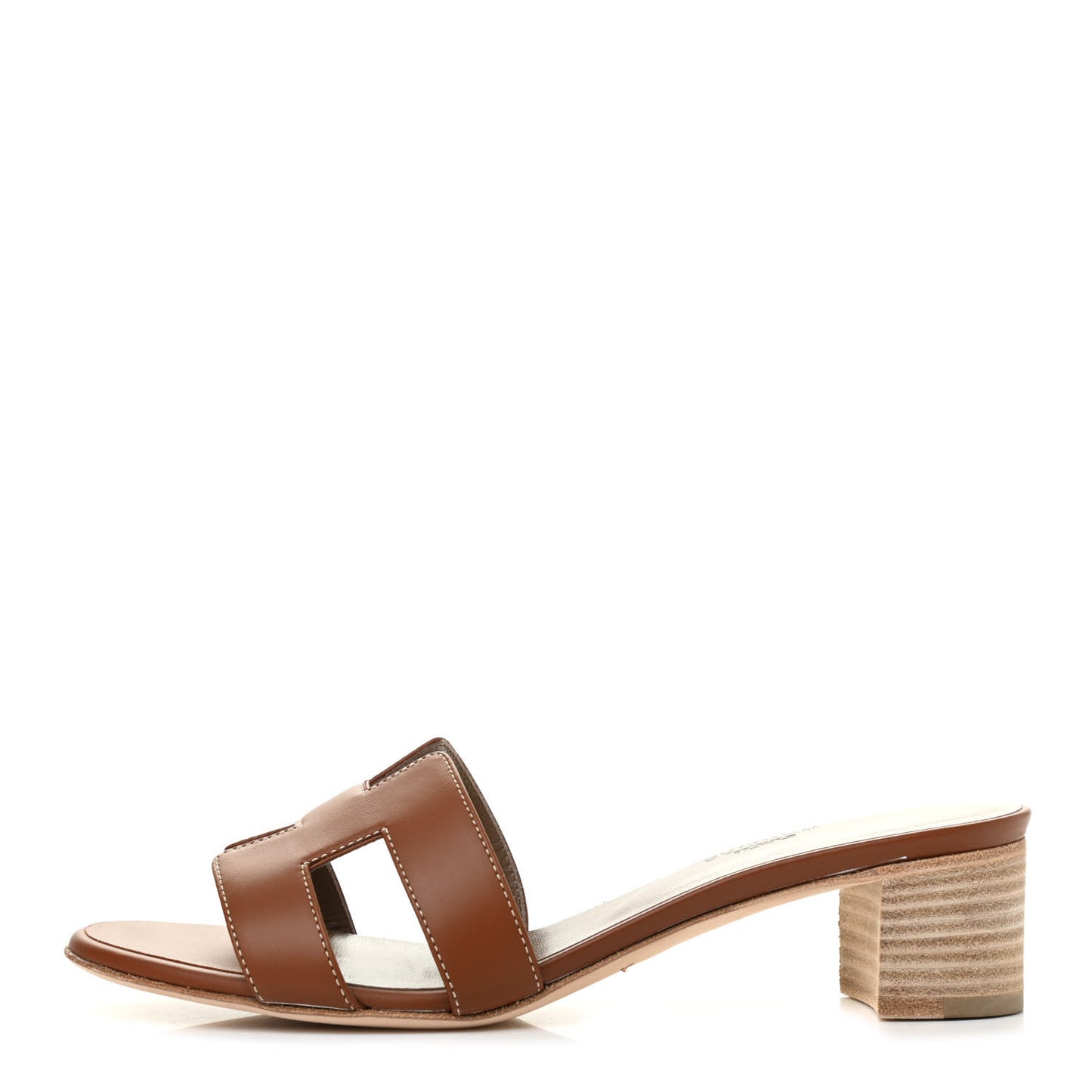 Calfskin Oasis Sandals 37.5 Gold