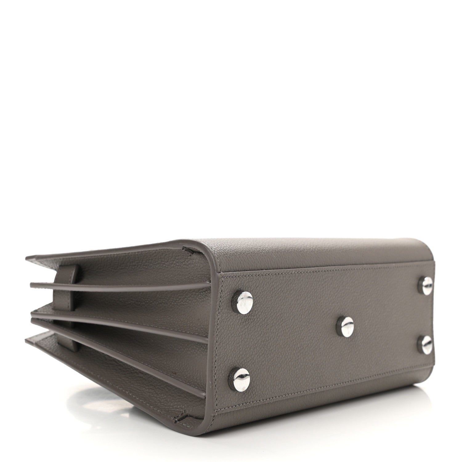 Saint Laurent Grained Calfskin Nano Sac De Jour Fog 4 of 10