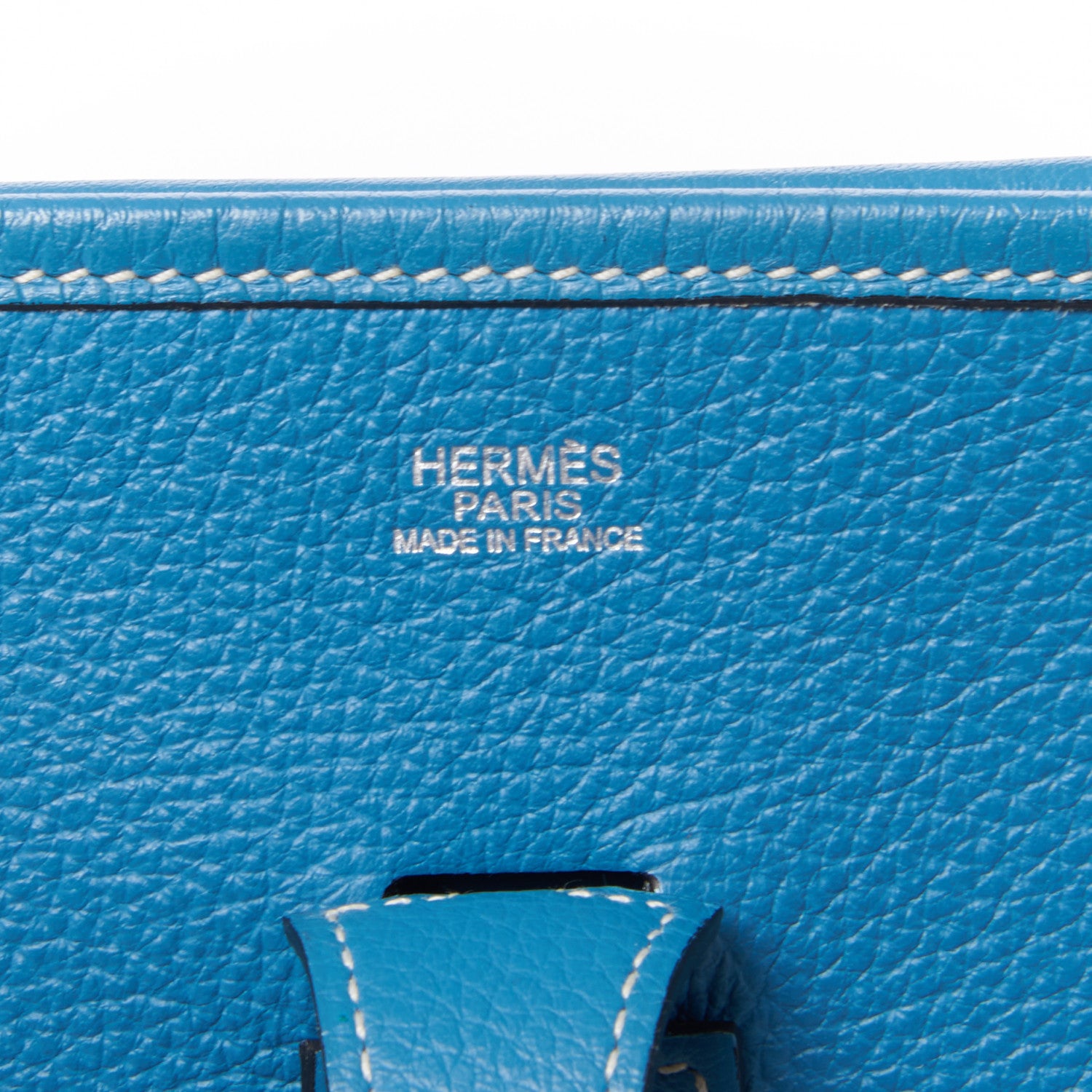 Hermes Epsom Evelyne PM Blue Jean 6 of 7