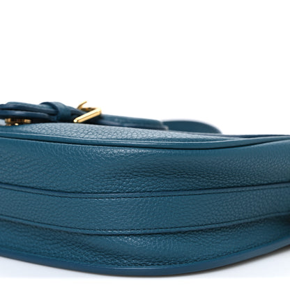 Christian Dior Grained Calfskin Medium Bobby Flap Steel Blue 10 of 10