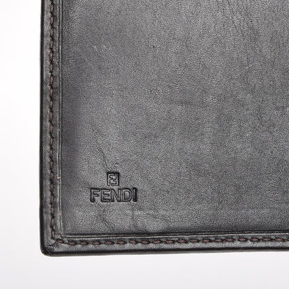 Fendi Zucca Flap Wallet Tobacco 6 of 7