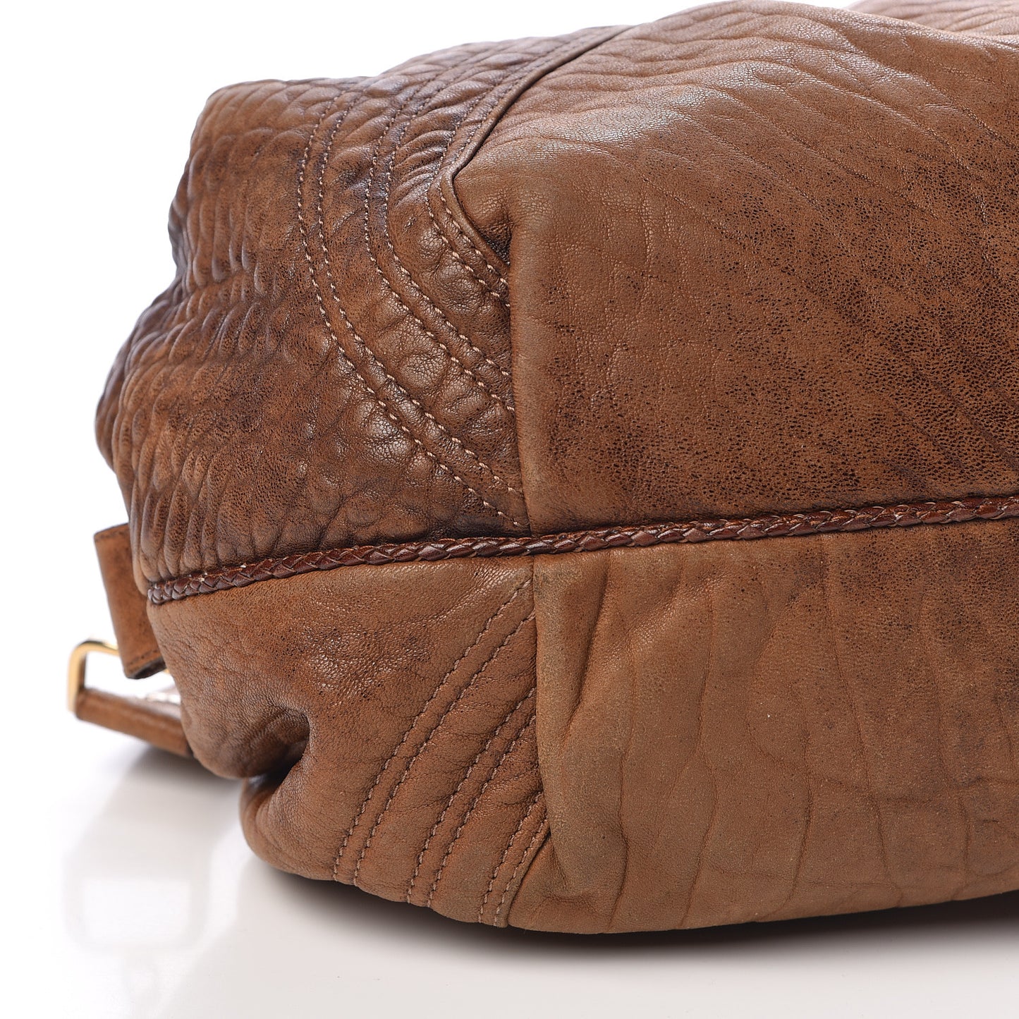 Nappa Nuvolata Spy Bowler Cognac