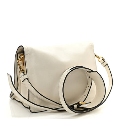 Prada Vitello Daino Crossbody Flap White 3 of 11