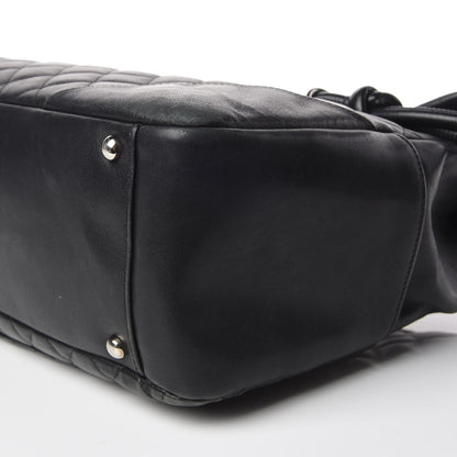 Chanel Calfskin Quilted Large Cambon Flap Black 6 of 20