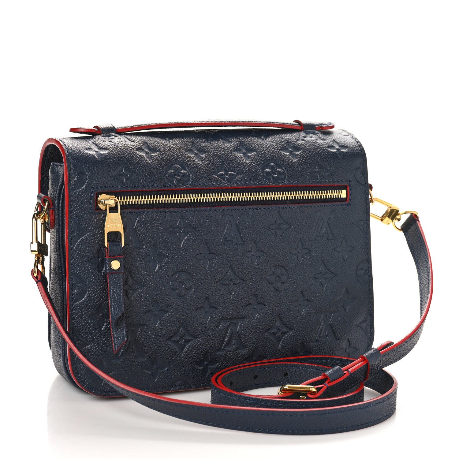 Louis Vuitton Empreinte Pochette Metis Marine Rouge 3 of 9