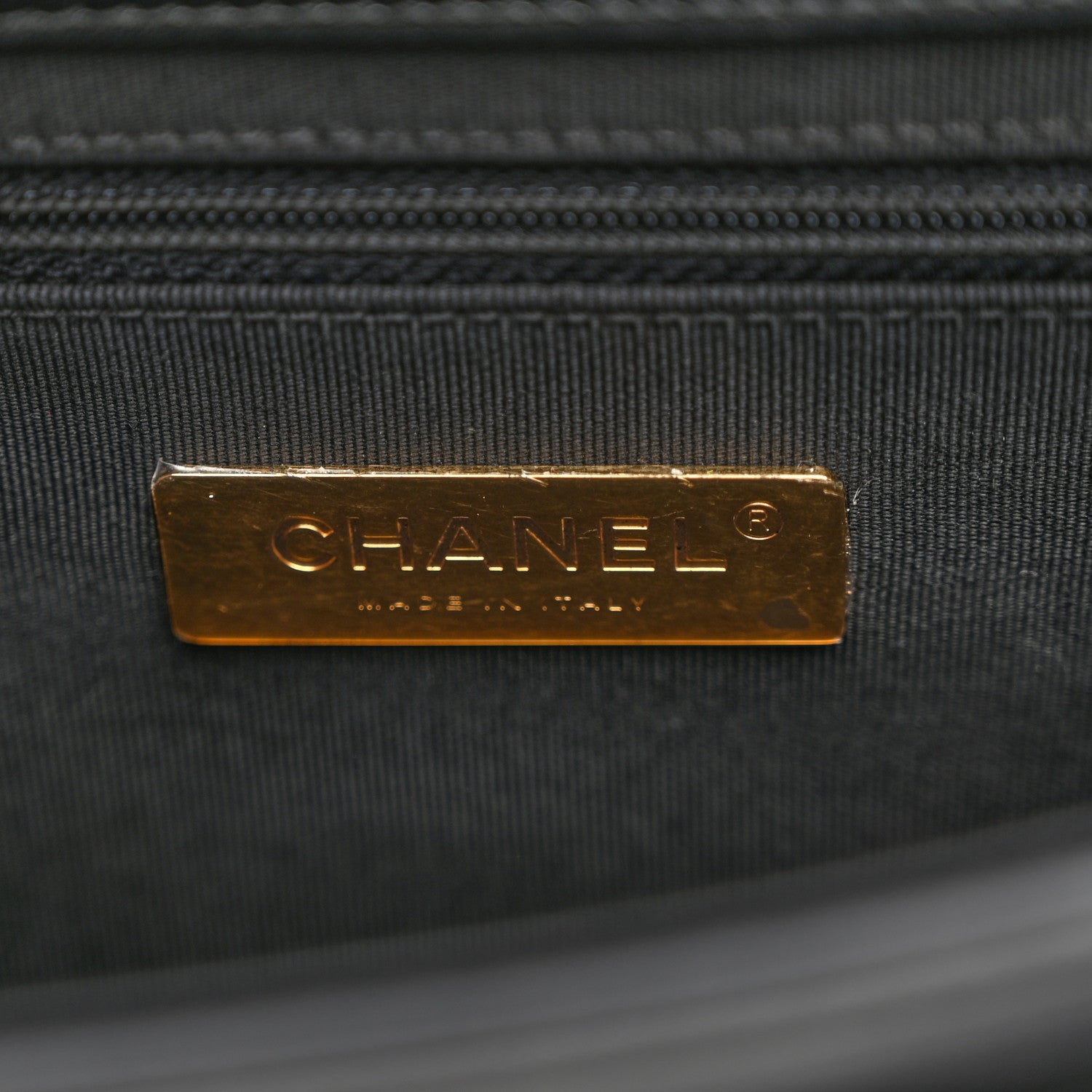 Chanel Calfskin Caviar Quilted Chain Handle Flap Black 6 of 10