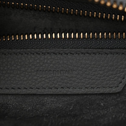 Celine Baby Drummed Calfskin Micro Luggage Kohl 9 of 12