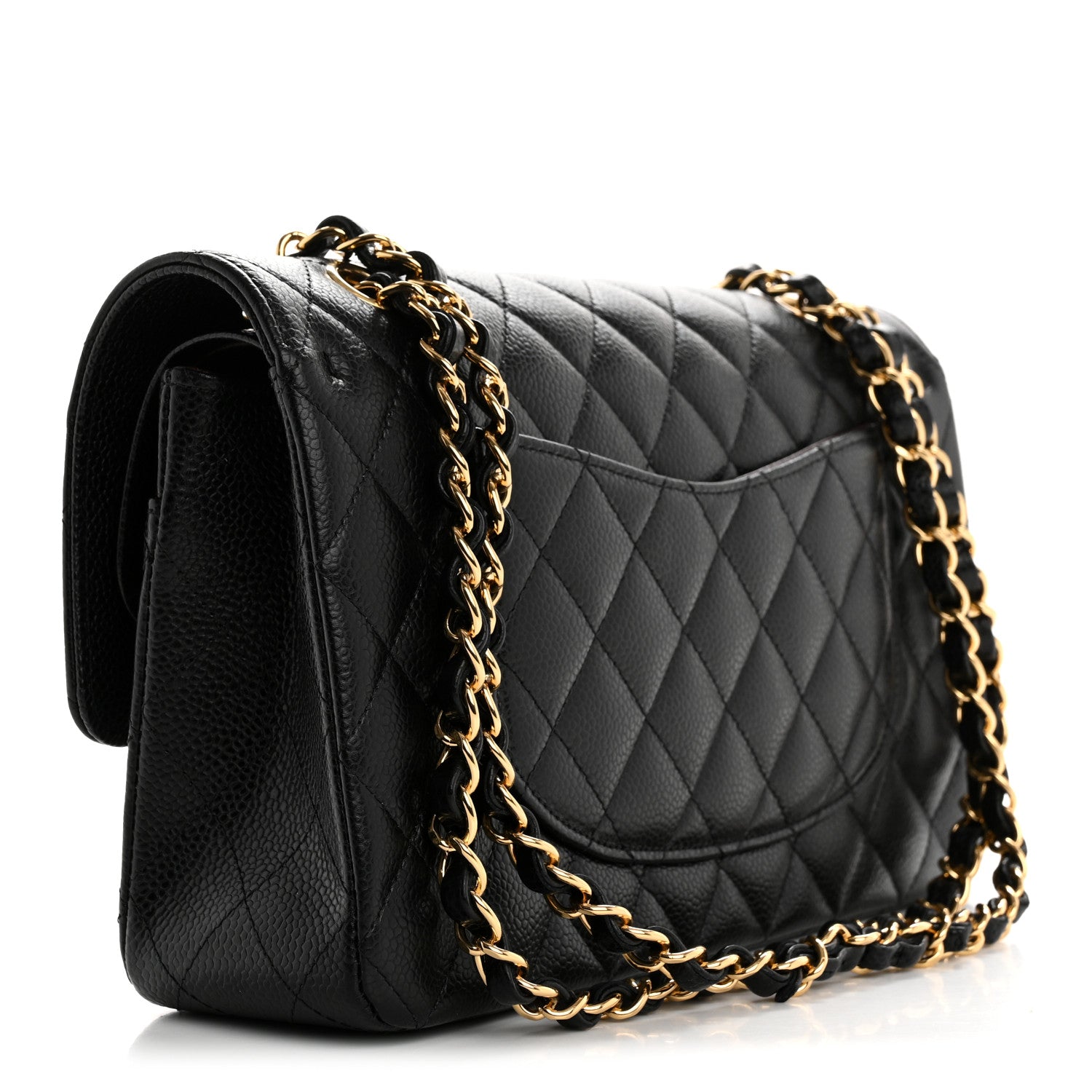 Chanel Caviar Quilted Medium Double Flap Black 3 of 11